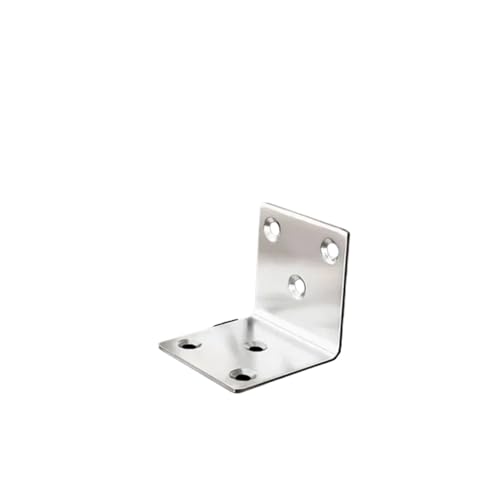 4-teilige Halterung Aus Edelstahl, Eckcode, 90-Grad-Winkelhalterung, Verwendet For Holzregale, Stühle, Tische(Medium-4pcs) von BUDGPZWSC