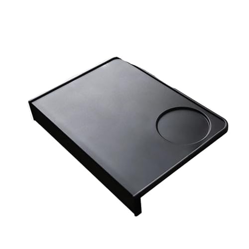 Anti-Rutsch-Kaffee-Stampfmatte, Lebensmittelechtes Silikon-Pad, Espresso-Kaffee-Stampfecke, Schwarze, Dicke Matte For Büro, Bar, Geschäft(Right Angle Style) von BUDGPZWSC