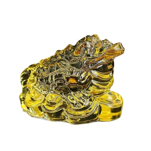 BUDGPZWSC Geldkröte Figuren Statue Feng Shui Kristallglas Gold Kröte Glück Reichtum Glücksfrosch Miniaturen Sammlerstück Briefbeschwerer Dekor BUDGPZWSC Geldkröte Figuren Statue Feng Shui Kristallglas Gold Kröte Glück Reichtum Glücksfrosch Miniaturen Sammlerstück Briefbeschwerer Dekor von BUDGPZWSC