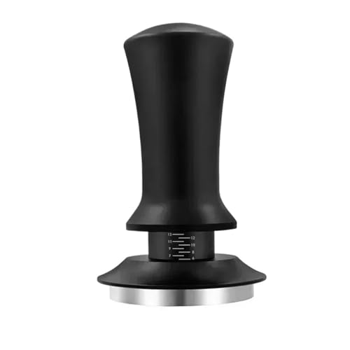 Kaffeestampfer, 15 Lb, Gefederter Kaffeestampfer, Geriffelte Basis, Aluminium, Selbstnivellierender Espressostampfer, Kaffeegeschirr, 51 Mm, 53 Mm, 58 Mm(53mm) von BUDGPZWSC