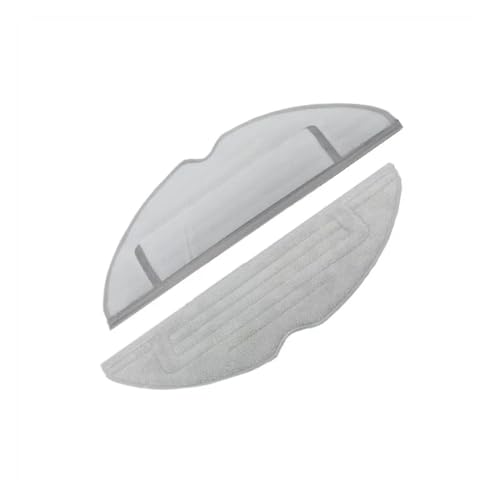 Kompatibel mit Roborock-Zubehör, Wassertank, Mopphalterung, Vibrationswisch-Set for S8-Roboter-Staubsaugerteile, Farbe Schwarz(Mop 2PC) von BUDGPZWSC