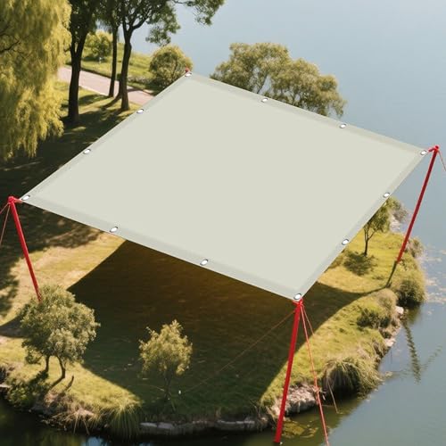 Sonnenschutz Sonnensegel 1.2 x 2.4 m Rechteckig Wasserdicht Sonnenschutz Windschutz Sichtschutz Windschutz Tarp mit Ösen Segeltuch 4 × 1.5 M Seile für Terrasse Garten, Beige Sonnenschutz Sonnensegel 1.2 x 2.4 m Rechteckig Wasserdicht Sonnenschutz Windschutz Sichtschutz Windschutz Tarp mit Ösen Segeltuch 4 × 1.5 M Seile für Terrasse Garten, Beige von BUDINGHY