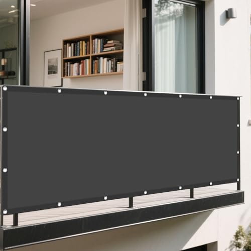 Sonnensegel Rechteckig 760 x 760 cm Rechteckig Wasserdicht 98% UV Schutz Baldachin Garten Segel mit Ösen Sichtschutz Reißfest Wetterfest Ohne Bohren für Garten Terrasse, Dunkelgrau Sonnensegel Rechteckig 760 x 760 cm Rechteckig Wasserdicht 98% UV Schutz Baldachin Garten Segel mit Ösen Sichtschutz Reißfest Wetterfest Ohne Bohren für Garten Terrasse, Dunkelgrau von BUDINGHY