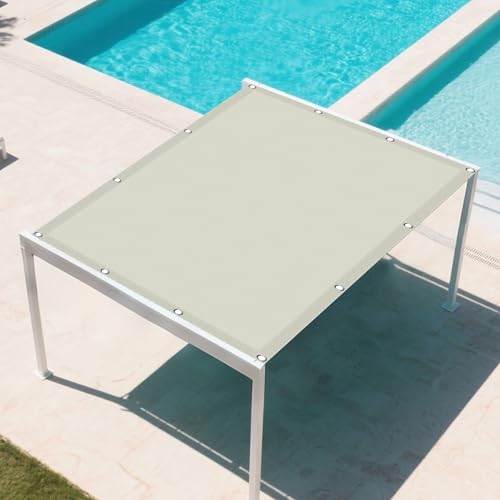 Sonnensegel Sonnenschutz Windschutz 2.4 x 2.4 m Rechteckig Wasserdicht 98% UV Schutz Beschattungsnetz Sonnencreme Vielen Größen mit Spannseilen für Terrasse Camping, Beige Sonnensegel Sonnenschutz Windschutz 2.4 x 2.4 m Rechteckig Wasserdicht 98% UV Schutz Beschattungsnetz Sonnencreme Vielen Größen mit Spannseilen für Terrasse Camping, Beige von BUDINGHY