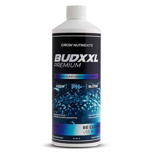 BUDXXL PH-Minus für Grow und Bloom - pH senken - 45% Phosphor Konzentrat, Made in Germany (1 Liter) von BUDXXL