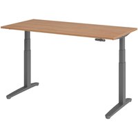bümö Schreibtisch elektrisch XBHM Rechteck: 160 x 80 cm Nussbaum bümö Schreibtisch elektrisch XBHM Rechteck: 160 x 80 cm Nussbaum von BÜMÖ