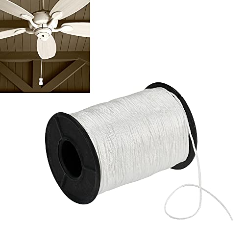 BUENTYA Jalousieschnur 150 Yards Zugschnur 1 mm Plissee Schnur Geflochten Lift Gardinenschnur Weiß Raffrollo Schnur Reißfest Plissee Schnur Jalousien Zugschnur Bastelschnur für Aluminium Blind Shade von BUENTYA