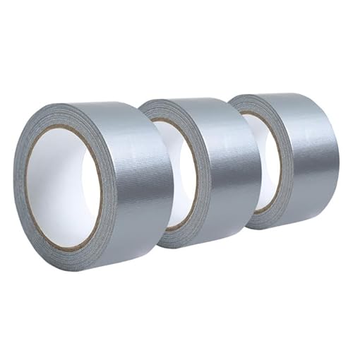 3 Rollen Aluminium Klebeband zum Abdichten, Dampfsperre Klebeband für Dachunterspannbahn, Gasbeständig, Robust, Geeignet Für Dauerhafte Reparaturen 5cm×20m von BUERPINKING