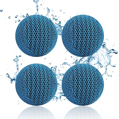 Hot Tub Pool Scum Absorber für Whirlpool, 4 Stück Wiederverwendbarer Ölabsorbierender Schwamm, Poolschwamm Ölabsorber Whirlpool-Zubehör, Schwimmbad und Spa, Pool Zubehör Reinigung von BUERPINKING