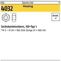 Sechskantmutter iso 4032 m 3,5 Messing Sechskantmutter iso 4032 m 3,5 Messing von BUFAB