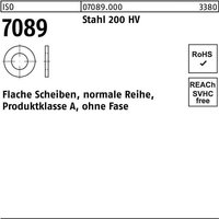 Unterlegscheibe iso 7089 o.Fase 18 Stahl 200 hv von BUFAB