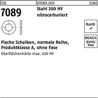 Unterlegscheibe iso 7089 o.Fase 33 Stahl 200 hv nitrocarburiert von BUFAB