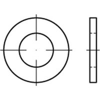 Iso 7089 Flache Scheibe Kupfer 6mm (6,4x12x1,6) ohne Fase Form a 100 Stk von BUFAB