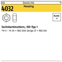 Sechskantmutter iso 4032 m 2 Messing von BUFAB