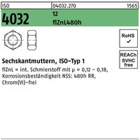 Bufab - Sechskantmutter iso 4032 m 10 12 flZnL 480h zinklamellenbesch. von BUFAB