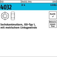 Sechskantmutter iso 4032 links m 10 a 4 - 70 von BUFAB