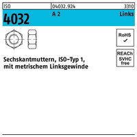 Sechskantmutter iso 4032 links m 16 a 2 (- 70) von BUFAB