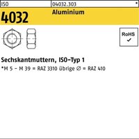 Sechskantmutter iso 4032 m 12 Aluminium von BUFAB