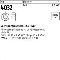Sechskantmutter iso 4032 m 16 5-2 ad W7 von BUFAB