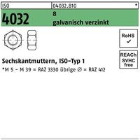 Sechskantmutter iso 4032 m 2 8 galvanisch verzinkt von BUFAB