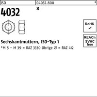 Sechskantmutter iso 4032 m 42 8 von BUFAB