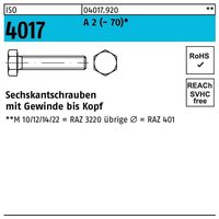 Sechskantschraube iso 4017 vg m 4 x 14 a 2 (- 70) von BUFAB