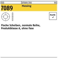 Unterlegscheibe iso 7089 o.Fase 8 Messing von BUFAB