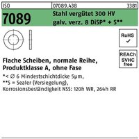 Bufab - Unterlegscheibe iso 7089 o.Fase 8 Stahl 200 hv galv.verzinkt 8 DiSP+S Bufab - Unterlegscheibe iso 7089 o.Fase 8 Stahl 200 hv galv.verzinkt 8 DiSP+S von BUFAB