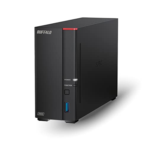 BUFFALO LinkStation 710 4 TB 1-Bay NAS-Netzwerkspeicher mit HDD-Festplatten im Lieferumfang enthalten, NAS-Speicher, der als Heim-Cloud- oder Netzwerkspeichergerät für Zuhause funktioniert von BUFFALO