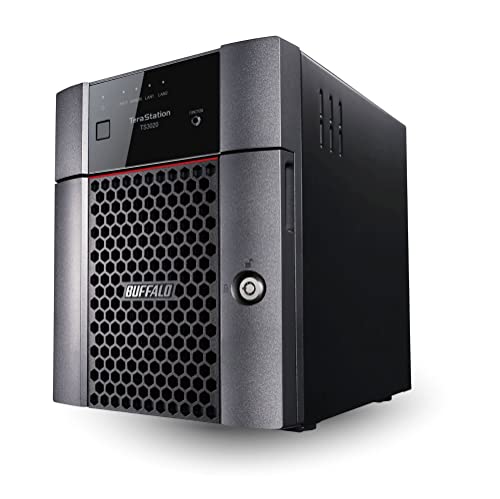 BUFFALO TeraStation 3420DN 4-Bay Desktop NAS 32TB (4x8TB) mit HDD NAS Festplatten inklusive 2,5GBE / Computer Network Attached Storage / Private Cloud / NAS Speicher / Netzwerkspeicher / Dateiserver von BUFFALO