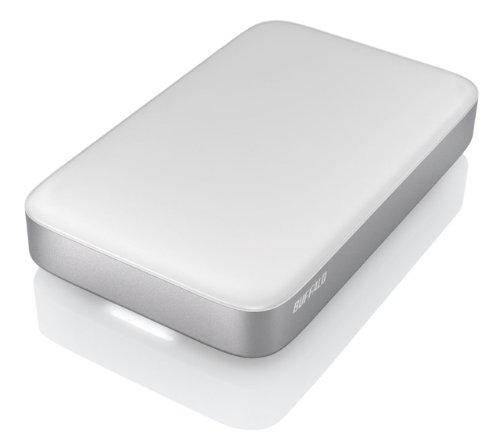 Buffalo MiniStation Thunderbolt HD-PA128TU3S-EU Externe SSD-Festplatte 128GB (6,4 cm (2,5 Zoll), MLC, SATA III, USB 3.0) Silber von BUFFALO