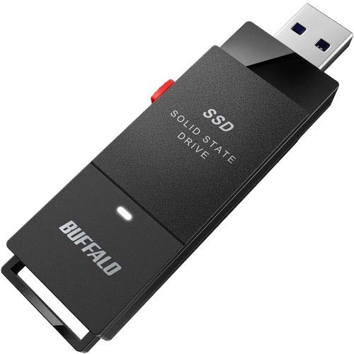 SSD-PUT1.0U3-BKA [TV-kompatibel, PC-orientierter USB3.2 (Gen1) Stick Externe SSD] von BUFFALO