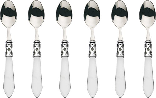 Bugatti ALC1T N4208 Aladdin - 6-teilig, Mocca Löffel, Edelstahl/Kunststoff (ABS), Transparent, 21 x 18 x 3 cm von BUGATTI