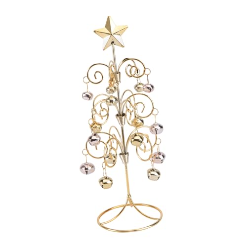 BUGUUYO Dekorative Mini Weihnachten Baum Metall Baum Schmuck Künstliche Weihnachten Baum Set Festliche Decor Goldene BUGUUYO Dekorative Mini Weihnachten Baum Metall Baum Schmuck Künstliche Weihnachten Baum Set Festliche Decor Goldene von BUGUUYO