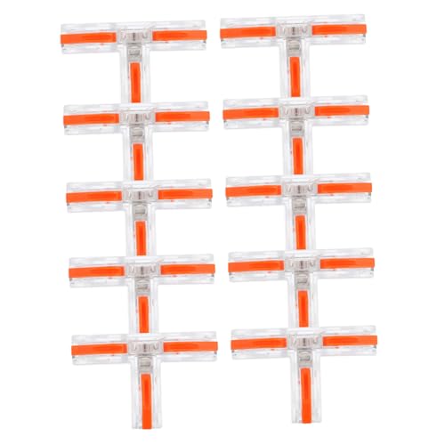 BUGUUYO 10 Stück Schnelles Terminal stoßverbinder Anschlussklemme Drahtverbinder Kabelschuhe aus verzinntem Kupfer verzinnte Kupferklemme Drahtanschlüsse Terminal- -Kit Nylon von BUGUUYO