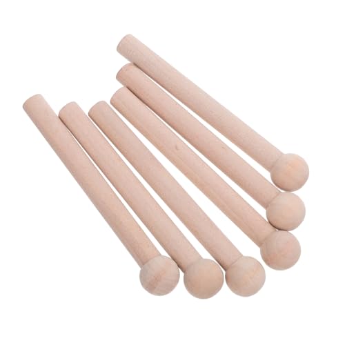 BUGUUYO 10 Stück Steckbrett Haken Shaker-Stifte aus Holz Haken für Pegboard Aufhängehaken aus Holz Shaker-Pegs Aufbewahrung von Stecktafeln Holzhaken zum Aufhängen peg board Holzstifte von BUGUUYO