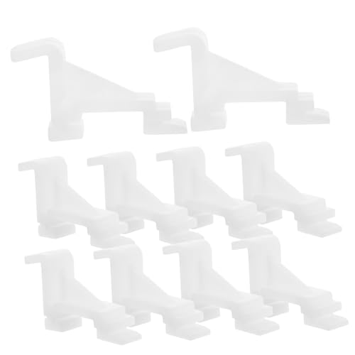 BUGUUYO 10 Stück Teiliges Kunststoff Regalhalter für Kühlschrank und Gefrierschrank Robuste Kunststoffclips zur Regalbefestigung Vielseitig Kompatibel Langlebig und Einfach zu Montieren BUGUUYO 10 Stück Teiliges Kunststoff Regalhalter für Kühlschrank und Gefrierschrank Robuste Kunststoffclips zur Regalbefestigung Vielseitig Kompatibel Langlebig und Einfach zu Montieren von BUGUUYO