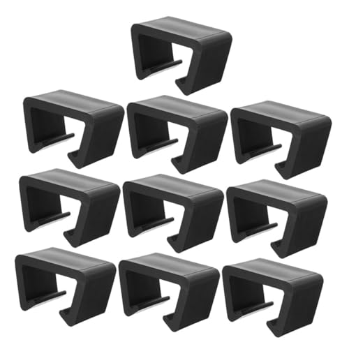 BUGUUYO 10 Stück Wetterfeste Kunststoff Clips für Rattan Gartenmöbel Robuste Verbindungsclips für Flexibele Terrassen-Sofas Schnell Installierbare Klammern für Stabile Verschiebbare von BUGUUYO