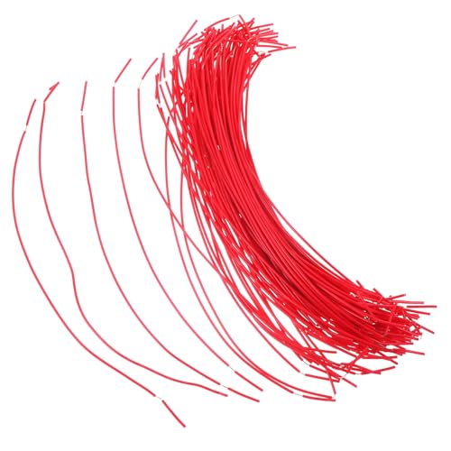 BUGUUYO 100 Stück Drahtverbindungsleitung Kabel Strom Demo Lehrdraht Elektrischer Strom Demodraht Isolierter Stromanschlussdraht Niederspannungs Schaltkreisdraht Pvc Rot BUGUUYO 100 Stück Drahtverbindungsleitung Kabel Strom Demo Lehrdraht Elektrischer Strom Demodraht Isolierter Stromanschlussdraht Niederspannungs Schaltkreisdraht Pvc Rot von BUGUUYO