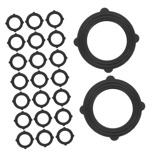 BUGUUYO 100 Stück Gummi -ring Versiegeln Schlauch-o-ring Schlauchdichtung Unterlegscheiben Für Wasserschläuche Gartenschlauch-unterlegscheiben Aus Gummi Gartenschlauch Dichtung Nbr Schwarz von BUGUUYO