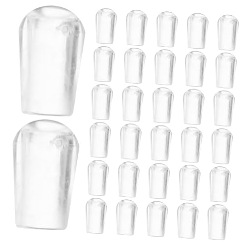 BUGUUYO 100 Stück PVC Haken Endkappen Transparent Weißlich Schutzkappen für S haken Stahl Draht Endschutz gegen Kratzer Praktisch Vielseitig Einsetzbar BUGUUYO 100 Stück PVC Haken Endkappen Transparent Weißlich Schutzkappen für S haken Stahl Draht Endschutz gegen Kratzer Praktisch Vielseitig Einsetzbar von BUGUUYO