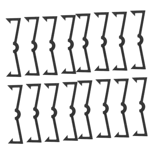 BUGUUYO 100 Stück Pegboard Haken Fixierer Schwarz Kunststoff Organizer Clips für Stecktafel Zubehör Sicherer Halt und Einfache Montage für Vielseitige Anwendungen von BUGUUYO