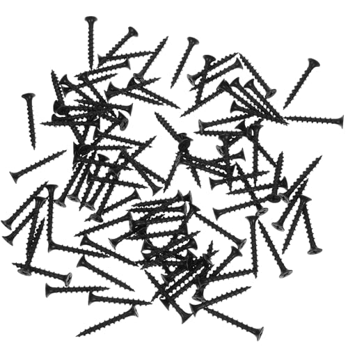 BUGUUYO 100 Stück Teiliges Selbstbohrende Trockenbauschrauben aus Schwarzem Beschichtetem Kohlenstoffstahl Geeignet für Gipskartonplatten Holz und Blech Robust und Vielseitig Einsetzbar BUGUUYO 100 Stück Teiliges Selbstbohrende Trockenbauschrauben aus Schwarzem Beschichtetem Kohlenstoffstahl Geeignet für Gipskartonplatten Holz und Blech Robust und Vielseitig Einsetzbar von BUGUUYO