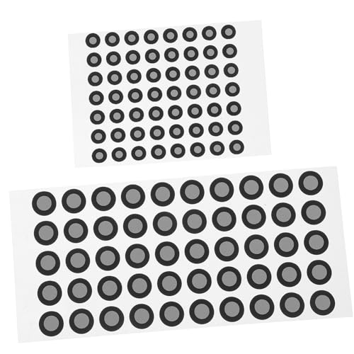 BUGUUYO 106 Stück Teiliges Reflektierende Marker Aufkleber für Scanner Hochreflektierende Reißfeste Referenzpunkte für Präzises Tracking in Architektur Ingenieurwesen Design und von BUGUUYO