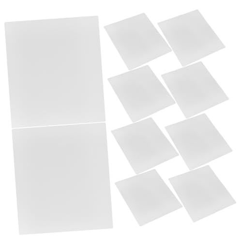 BUGUUYO 10St 3D-Druck-Kopiertafel D Stift Vorlage transparente PVC-Bastelmatte Transparente 3D-Stiftmatte Zubehör für 3D-Stiftzeichnungen dickes Schablonenpapier 3D-Stiftmatte für Kinder von BUGUUYO