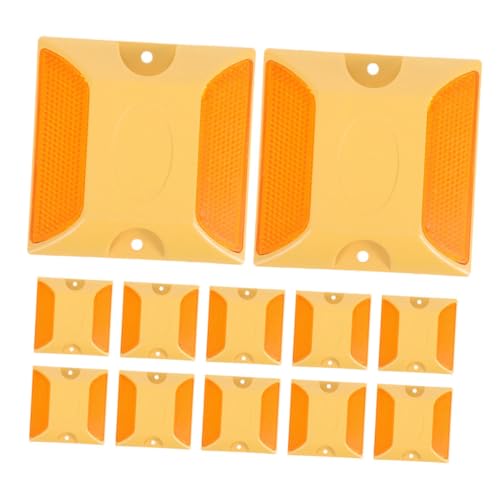 BUGUUYO 12 Stück Reflektierende Verkehrszeichen Für Einfahrten Reflektierende Nieten Reflektoren Für Einfahrten Markierungen Für Asphaltnieten BUGUUYO 12 Stück Reflektierende Verkehrszeichen Für Einfahrten Reflektierende Nieten Reflektoren Für Einfahrten Markierungen Für Asphaltnieten von BUGUUYO