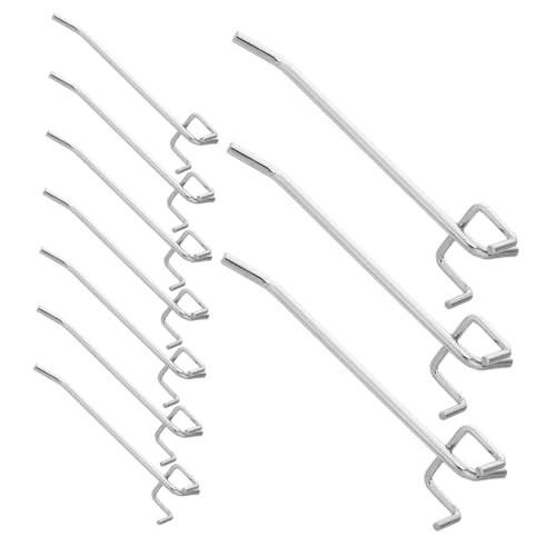 BUGUUYO 12 Stück Robuste Metallhaken für Regalsysteme mit Lochabstand für Supermärkte und Werkstätten zur Optimalen Aufbewahrung BUGUUYO 12 Stück Robuste Metallhaken für Regalsysteme mit Lochabstand für Supermärkte und Werkstätten zur Optimalen Aufbewahrung von BUGUUYO