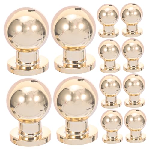 BUGUUYO 12 Stück Runde Goldene Möbelgriffe für Kleiderschränke Durchmesser Stilvolles Design für Badezimmer und Wohnzimmer BUGUUYO 12 Stück Runde Goldene Möbelgriffe für Kleiderschränke Durchmesser Stilvolles Design für Badezimmer und Wohnzimmer von BUGUUYO