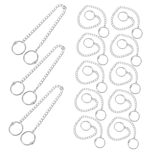 BUGUUYO 15 Stück Teiliges Edelstahl-metall-hängeseil mit Haken Robuste Aufhängungsketten für Parkplatzschilder Wetterbeständig und Langlebig Einfache Montage Stilvolles Design für BUGUUYO 15 Stück Teiliges Edelstahl-metall-hängeseil mit Haken Robuste Aufhängungsketten für Parkplatzschilder Wetterbeständig und Langlebig Einfache Montage Stilvolles Design für von BUGUUYO