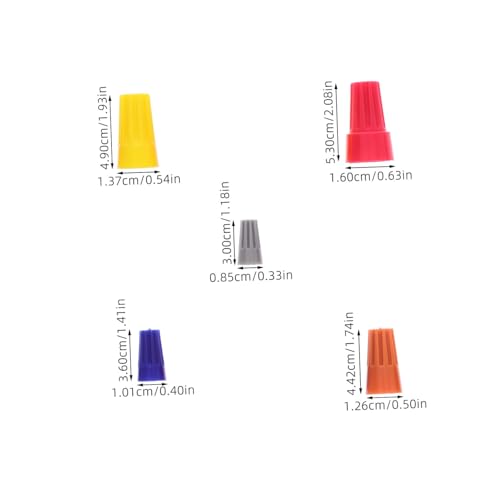 BUGUUYO 158 Stück Teiliges Kabelverbinder Isolierten Drahtklemmen und Crimpkappen Sichere Elektrische Verbindungen Robuste Kunststoffmaterialien Praktische Aufbewahrungsbox Schnelles und BUGUUYO 158 Stück Teiliges Kabelverbinder Isolierten Drahtklemmen und Crimpkappen Sichere Elektrische Verbindungen Robuste Kunststoffmaterialien Praktische Aufbewahrungsbox Schnelles und von BUGUUYO